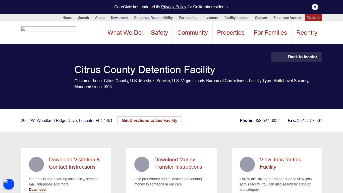 Citrus County Detention Facility